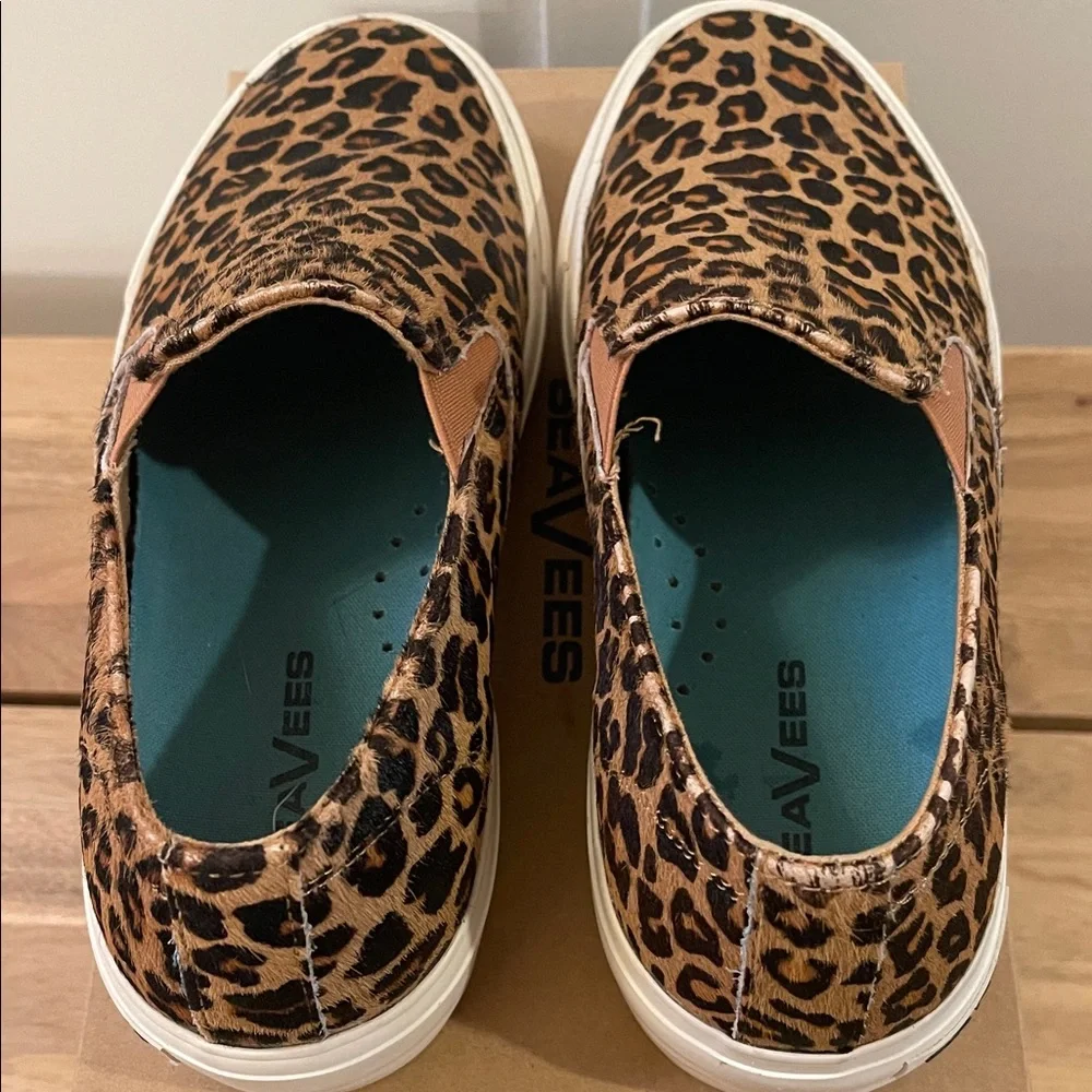 SeaVees Women's Baja Platform Sneakers in Leopard Print - Picture 7 of 7